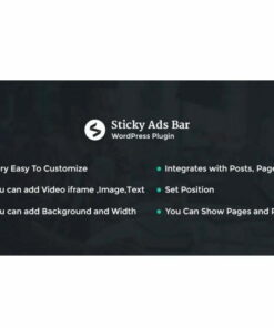 Sticky Ads Bar – WordPress Plugin