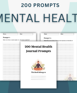 200 Mental Health Journal Prompts